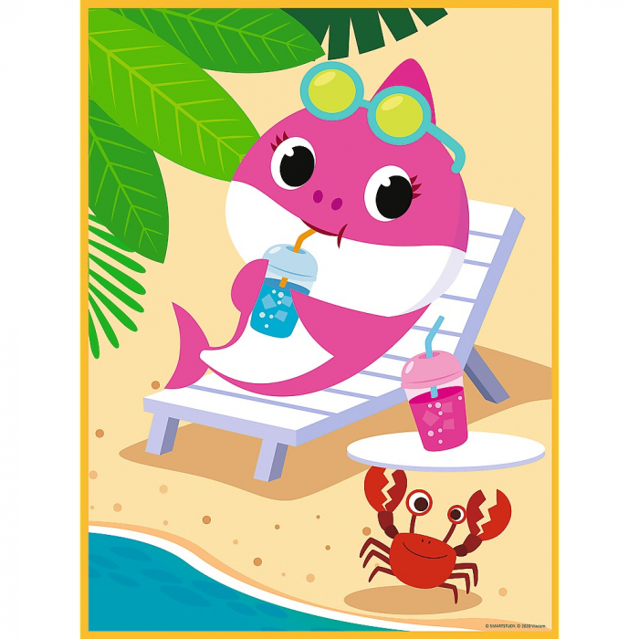 Puzzle Trefl Primo Baby Maxi 2x10 Baby Shark  [2]
