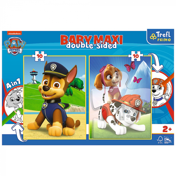 Puzzle Trefl Primo Baby Maxi 2x10 Patrula Cățelușilor [6]