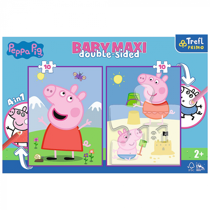 Puzzle Trefl Primo Baby Maxi 2x10 Peppa Pig  [6]