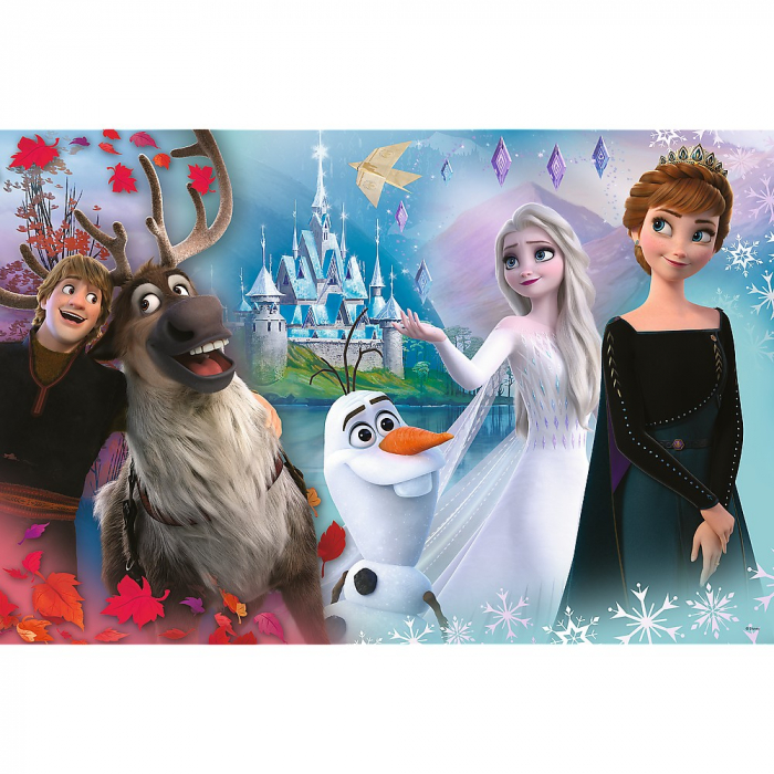 Puzzle Trefl Primo Super Shape XXL 104 Disney Frozen Lumea Anei și a Elsei [2]