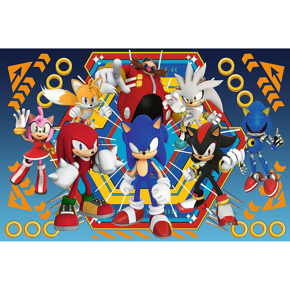 Puzzle Trefl Primo Super Shape XXL 104, Sonic [2]