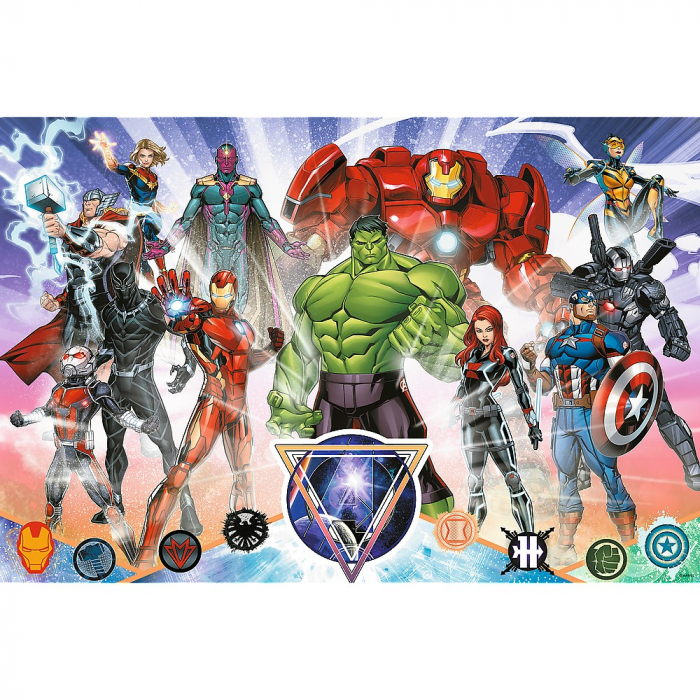 Puzzle Trefl Primo Super Shape XXL 160 Avengers Răzbunătorii Curajoși [2]