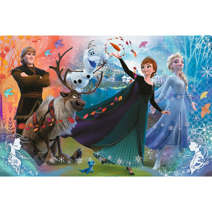 Puzzle Trefl Primo Super Shape XXL 160 Disney Frozen Descoperă Lumea Înghețată [2]