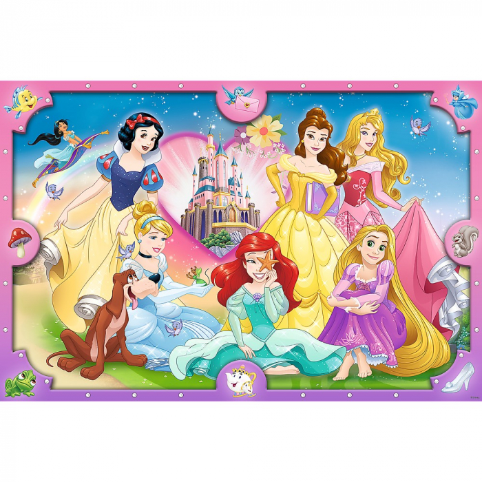 Puzzle Trefl Primo Super Shape XXL 160 Disney Lumea Prințeselor [2]
