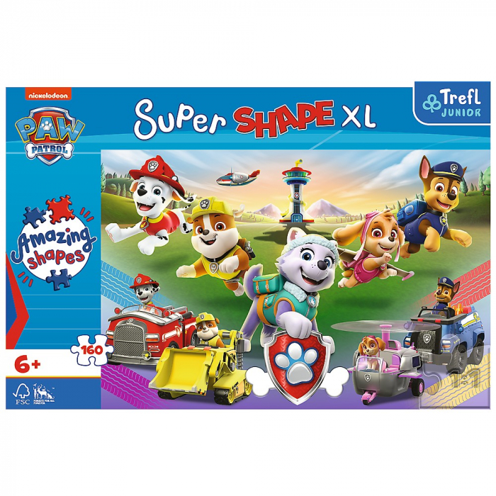 Puzzle Trefl Primo Super Shape XXL 160 Patrula Cățelușilor  [3]
