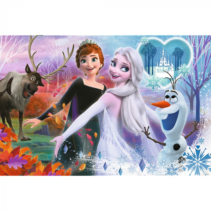 Puzzle Trefl Primo Super Shape XXL 60 Disney Frozen Surorile Dansatoare [2]