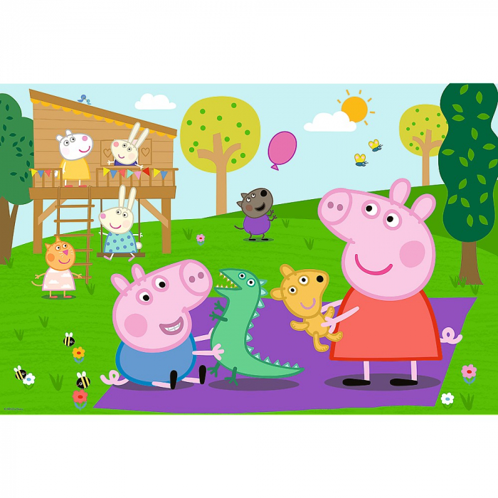 Puzzle Trefl Primo Super Shape XXL 60 Peppa Pig și Frățiorul [2]