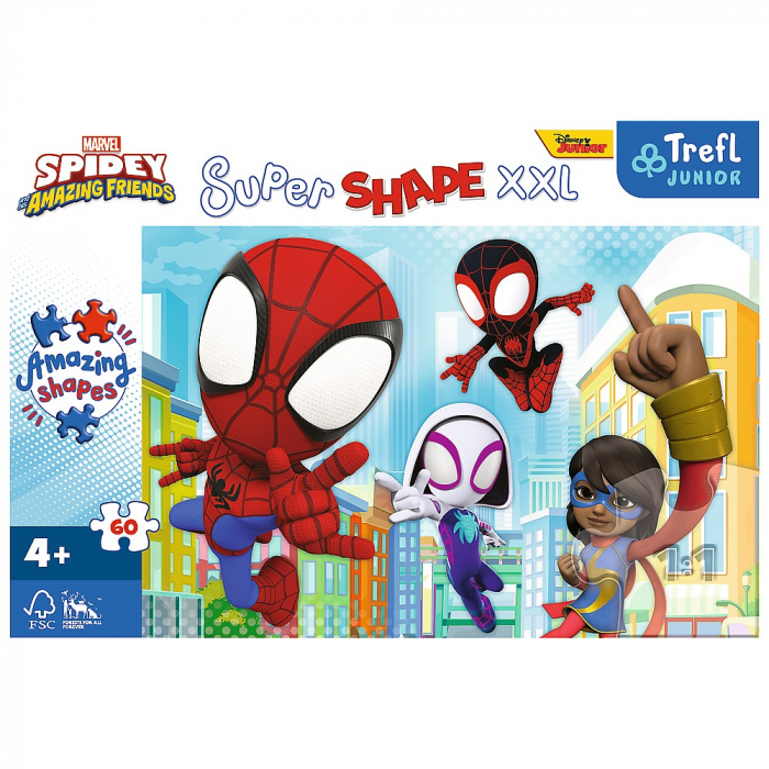 Puzzle Trefl Primo Super Shape XXL 60 Spiday [3]
