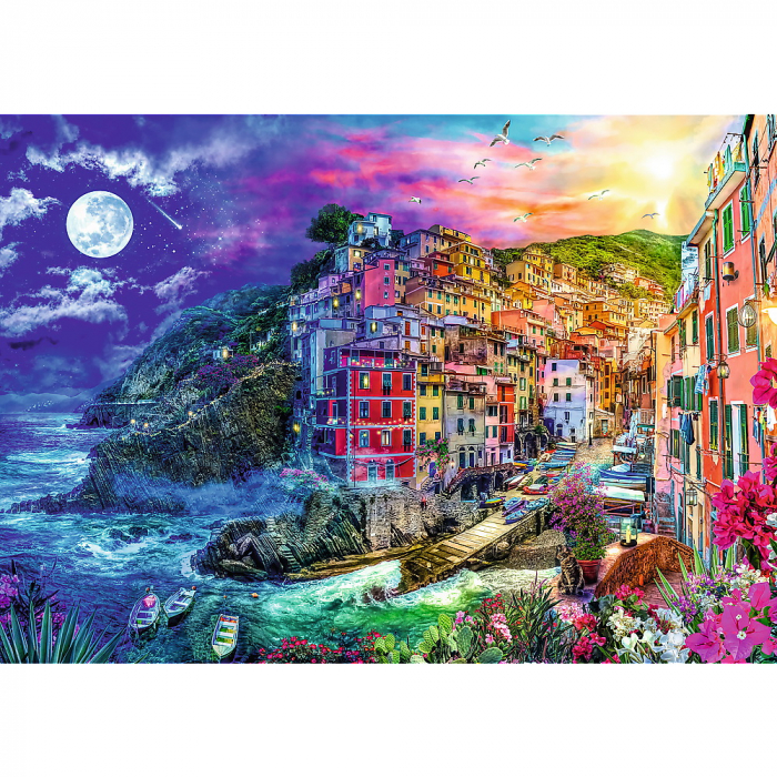 Puzzle Trefl Spiral 1040 Piese Portul Magic  [2]