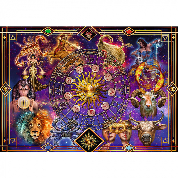 Puzzle Trefl Spiral 1040 Piese Semne Zodiacale  [2]