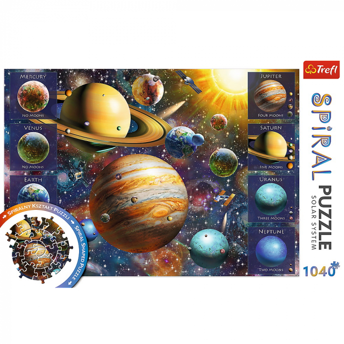 Puzzle Trefl Spiral 1040 Piese Sistemul Solar  [3]