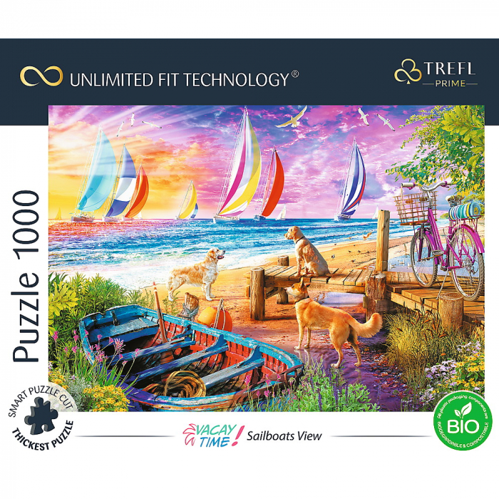 Puzzle Trefl UFT 1000 Bărcile pe Mare  [3]