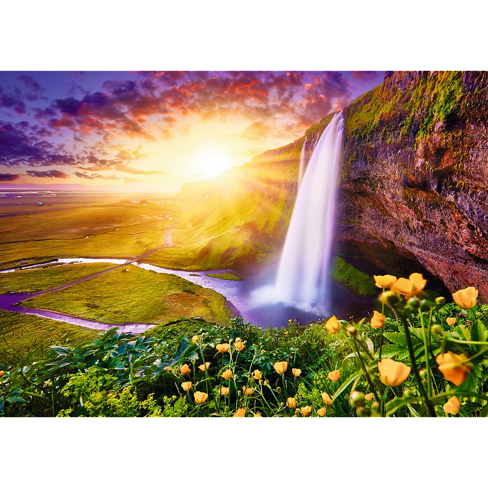 PUZZLE TREFL UFT 1000 CASCADA SELJALANDSFOSS ISLANDA [2]