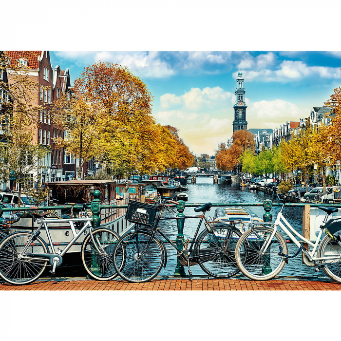 Puzzle Trefl UFT 1000 Toamna în Amsterdam  [2]