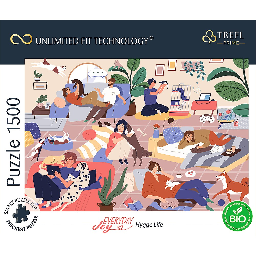 Puzzle Trefl Uft 1500 Imbratisari Zilnice [3]
