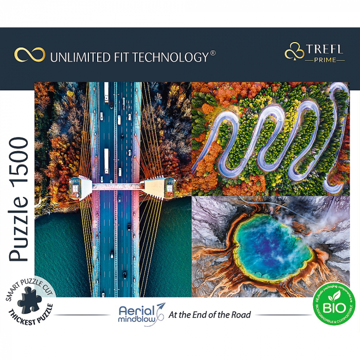 Puzzle Trefl UFT 1500 Sfârșitul Drumului  [3]