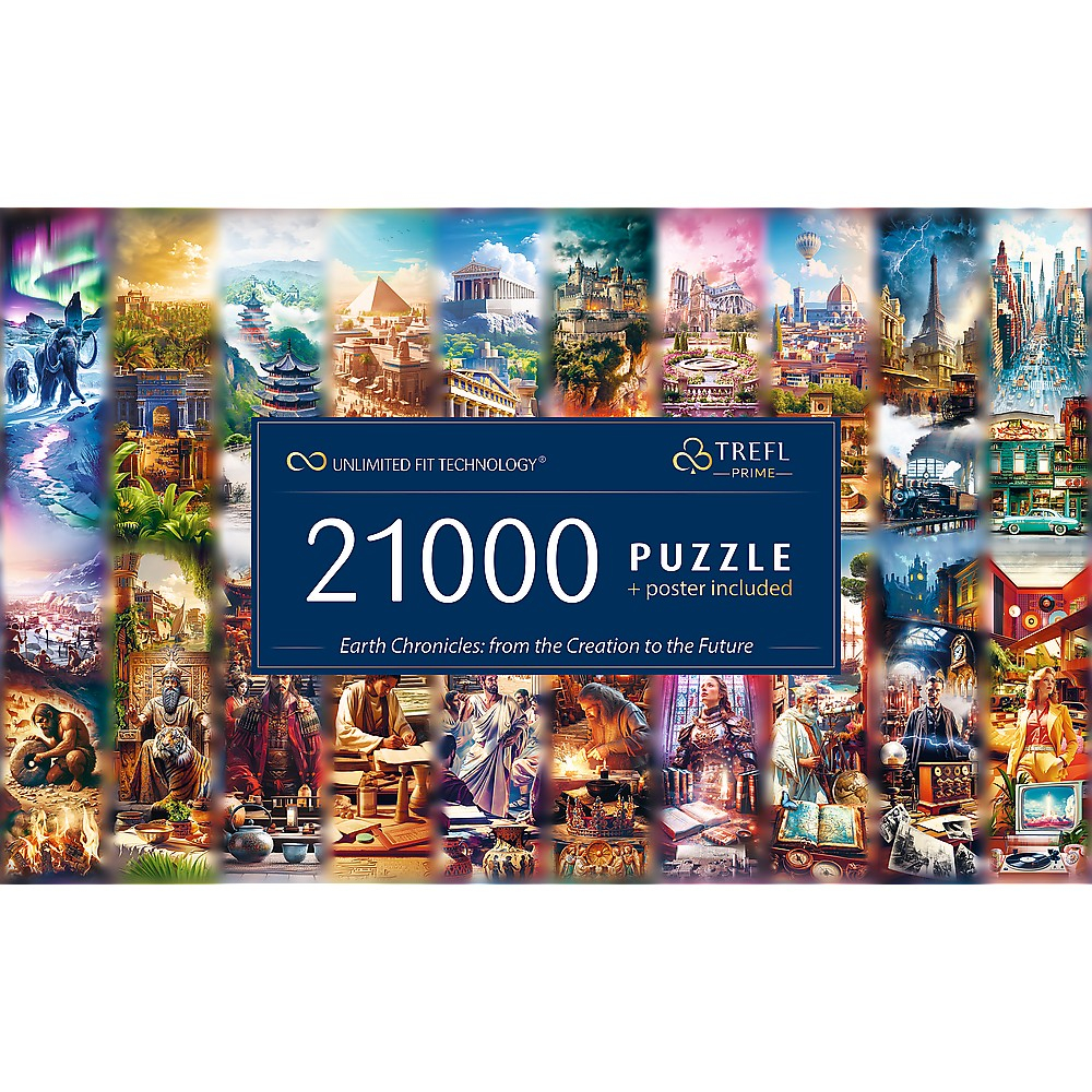 PUZZLE TREFL UFT  21000 CRONICI PAMANTESTI DE LA CREATIE LA VIITOR [5]