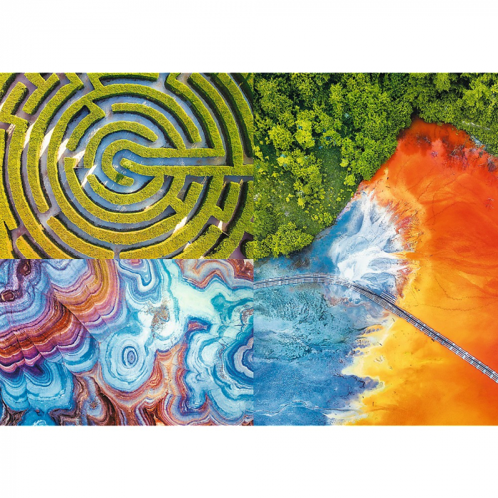 Puzzle Trefl UFT 500 Labirinturi de Culori  [2]