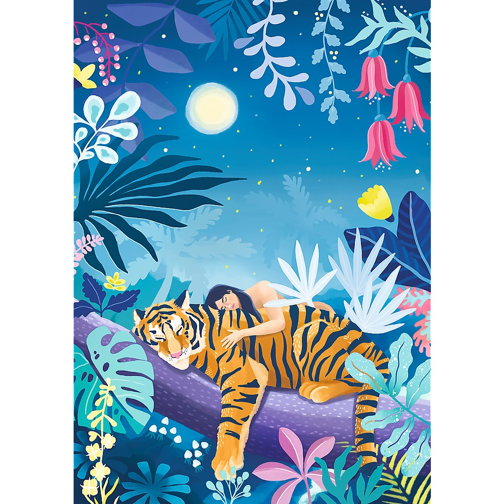 PUZZLE TREFL UFT VELVET 500 TIGRUL DORMIND [2]