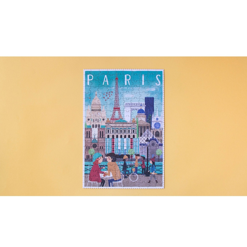 Puzzle Turist in Paris cu 200 piese in saculet textil,5-8 ani [2]