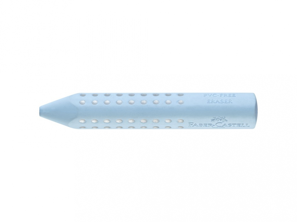 Radiera Grip 2001 bleu sky Faber-Castell, triunghiulara, fara PVC