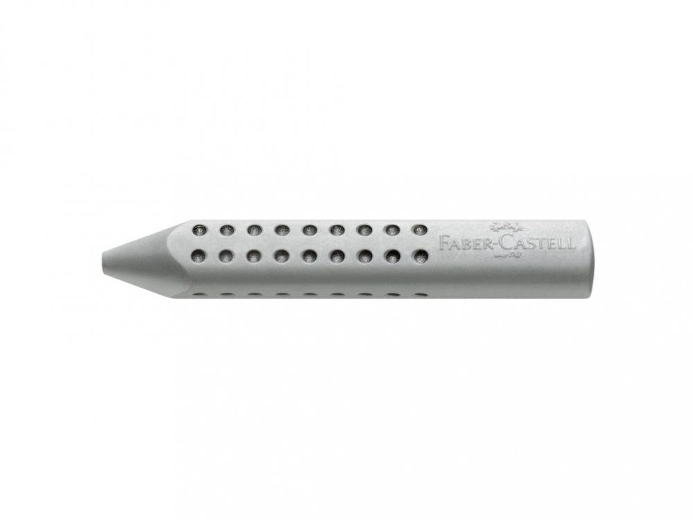 Radiera Grip 2001 gri Faber-Castell, triunghiulara, fara PVC