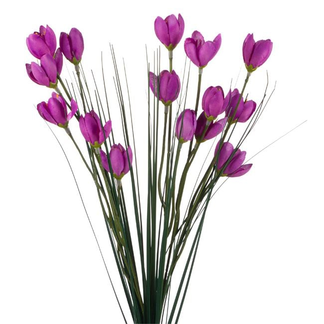 Ramura decorativa artificiala cu flori mov [2]