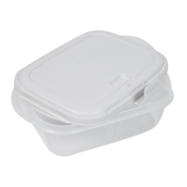 Recipient pentru alimente cu capac push up si clip,plastic,gri,1100 ml [2]