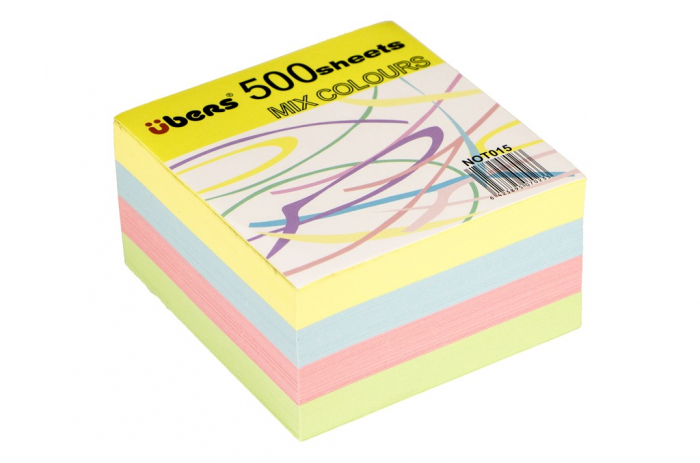 Rezerva cub din hartie color,500 file
