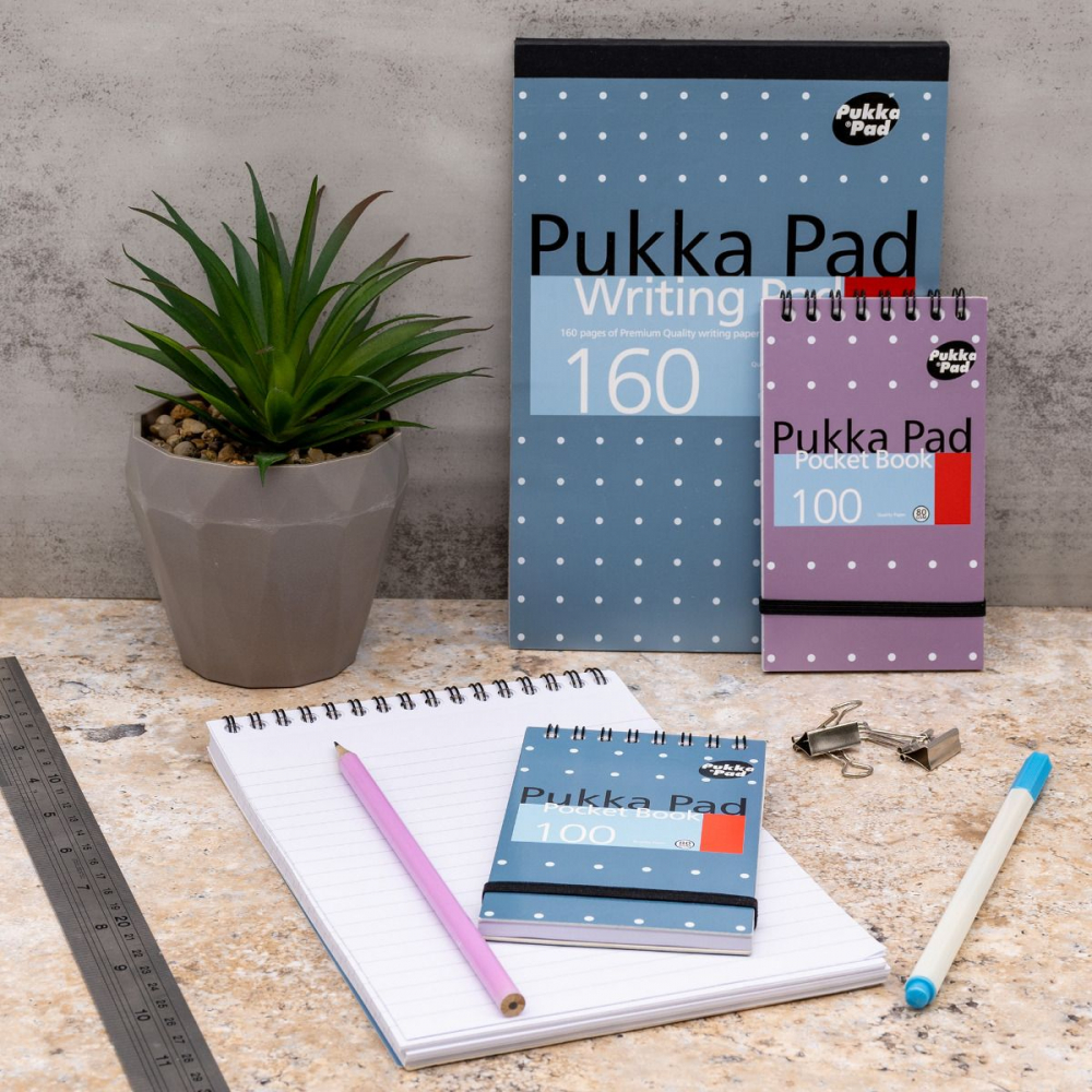 Rezervă Pukka Pad A5, Dictando, 160 Pagini, 4 Perforații pentru Biblioraft [4]