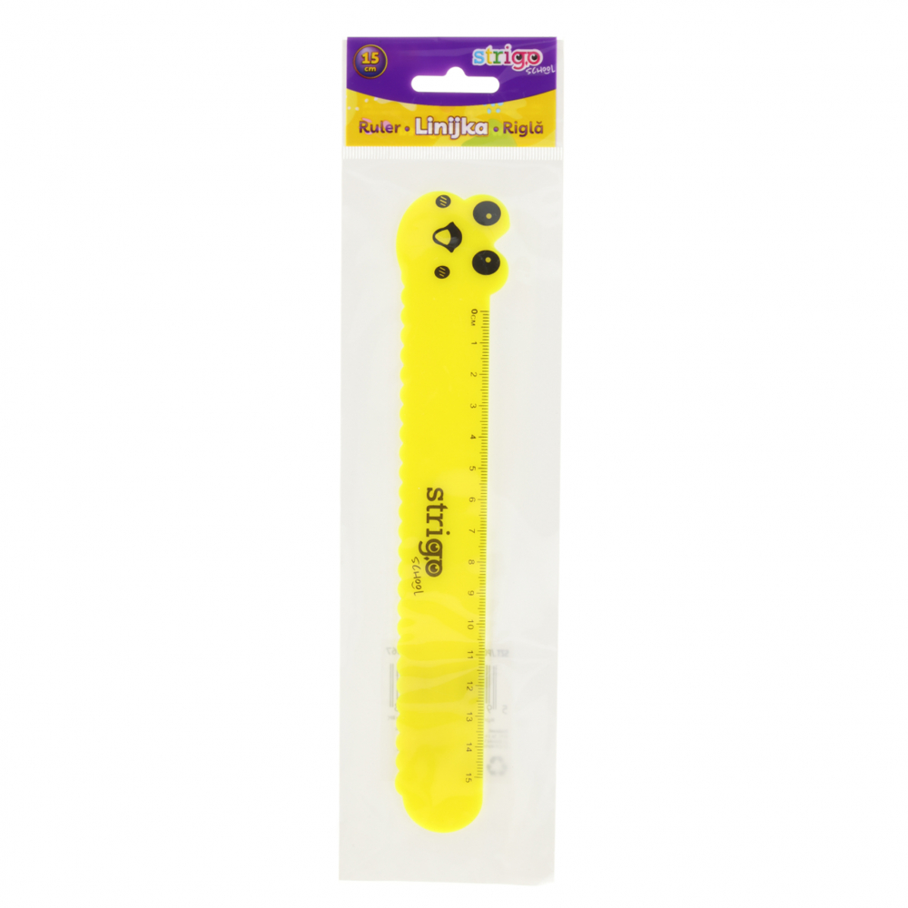 Rigla Strigo din Plastic, Broasca, 15 cm