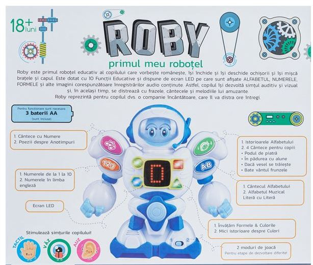 ROBY - Primul meu Robotel Educativ care vorbeste ! [3]
