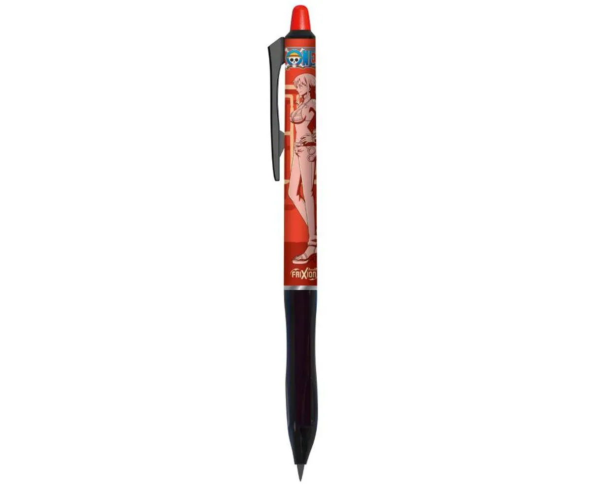Roller Pilot Frixion Plus 0.7 mm ,   editie One Piece Nami, cerneala rosie