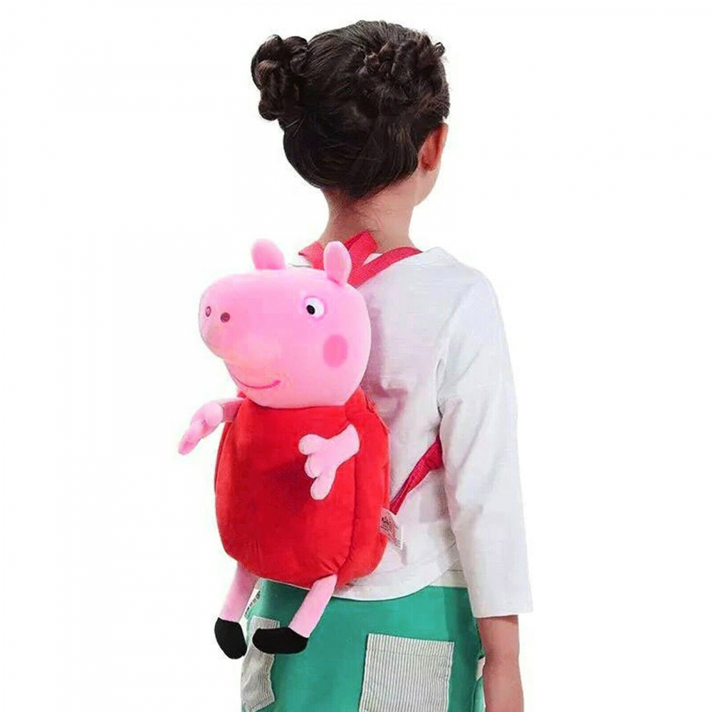 Rucsac din plus Purcelusa Peppa Pig,roz,30 cm [2]