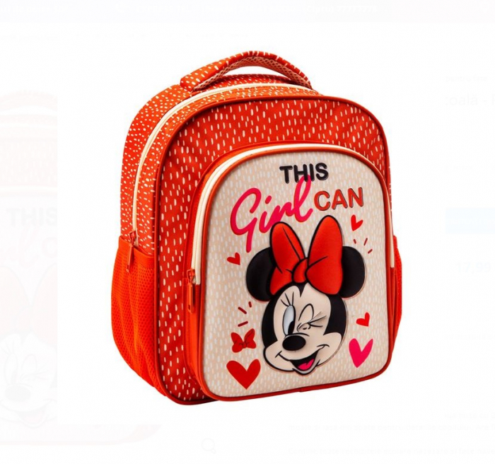 Rucsac pentru gradinita Minnie Mouse 3D [2]