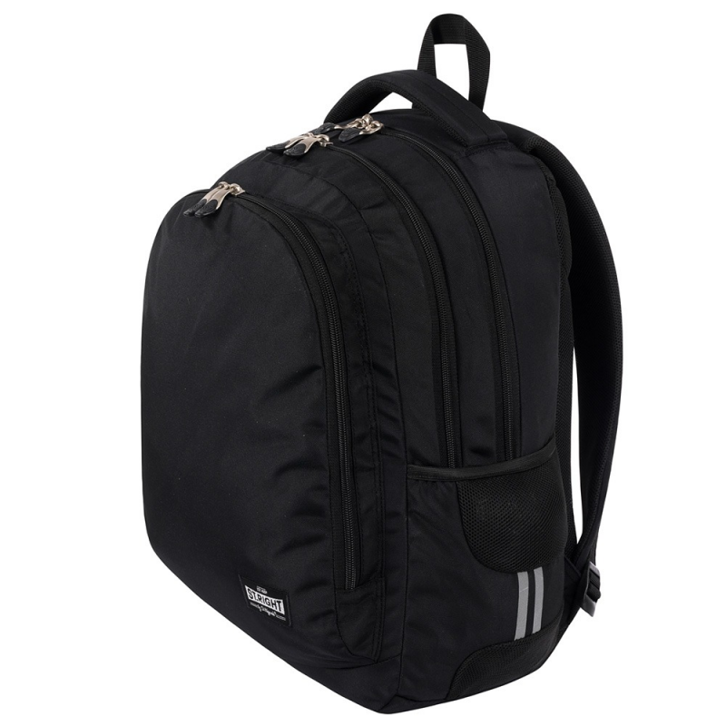 Rucsac pentru scoala cu 3 compartimente,negru,46x30x20 cm [3]