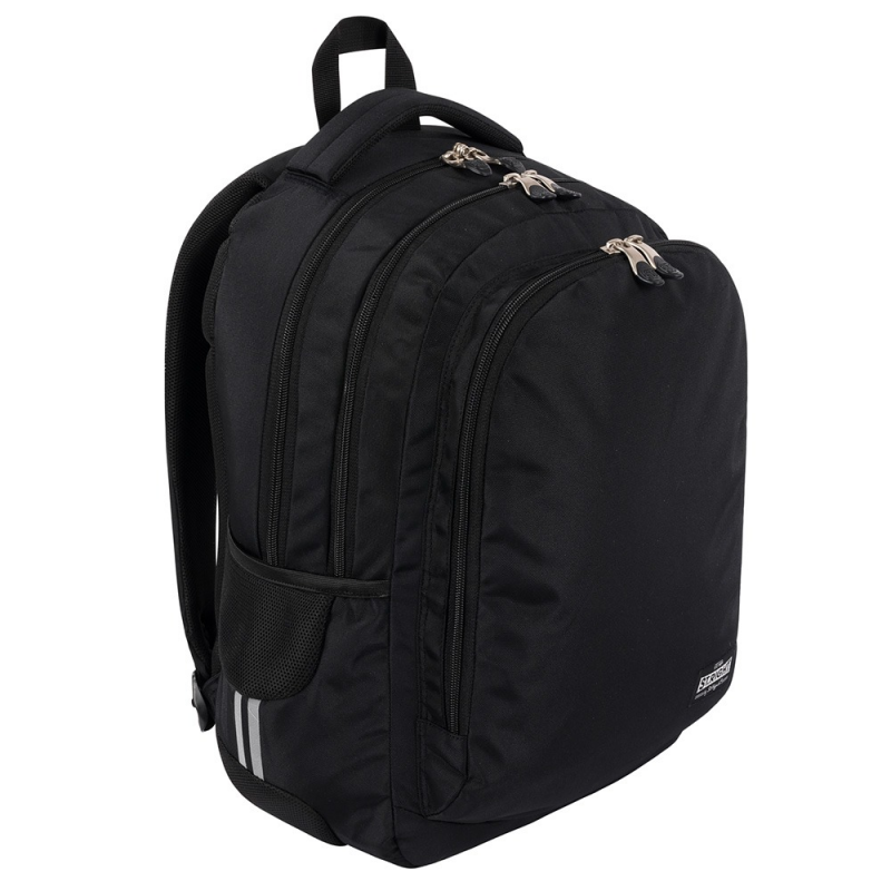Rucsac pentru scoala cu 3 compartimente,negru,46x30x20 cm [2]