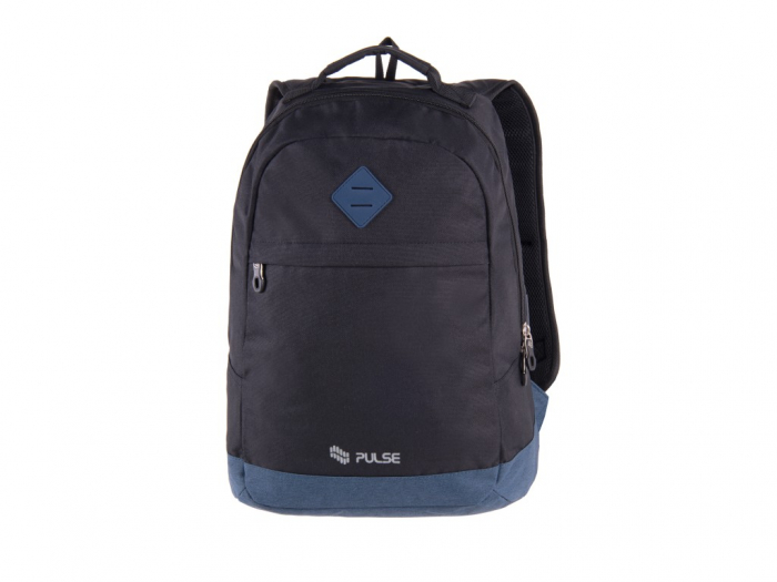 Rucsac ergonomic pentru scoala cu mufa USB Bicolor Black Blue [2]