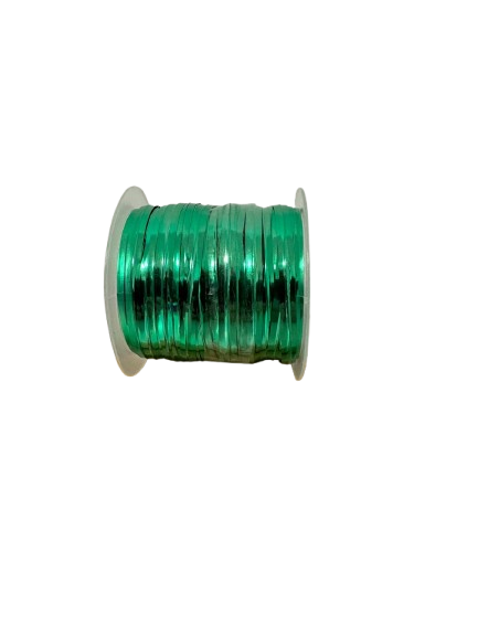 Sarma plata decorativa pentru activitati crafts,verde,10 metri [2]