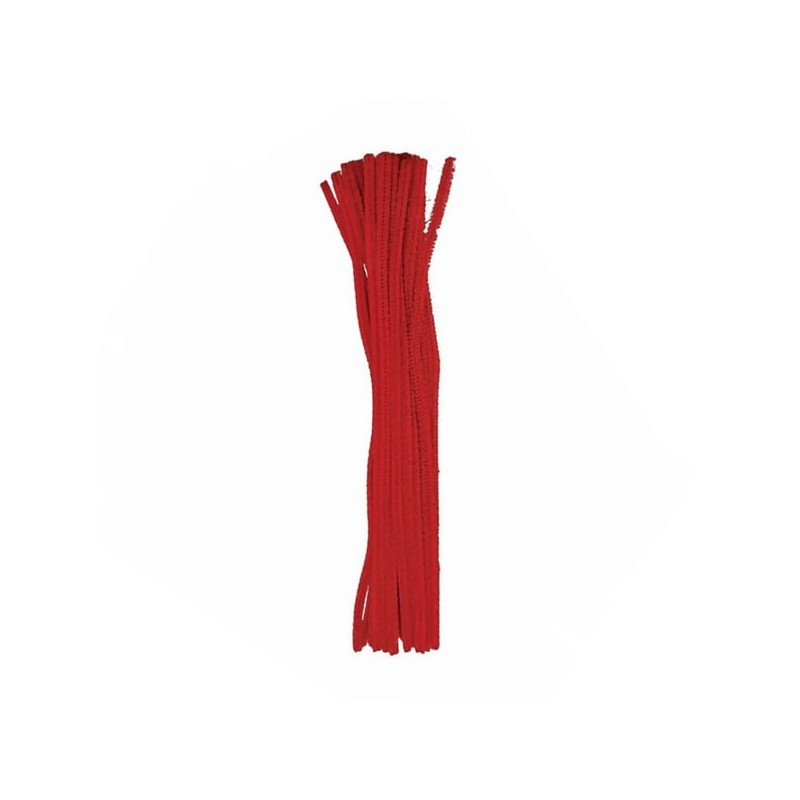 Sarma plusata pentru activitati craft,rosu,25 bucati/set [1]