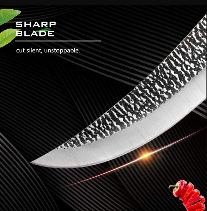 Satar Japonez Bucătărie, Oțel, Lama 22 cm  [5]