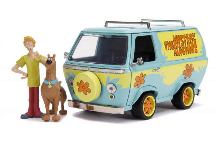 Scooby Doo Set Dubiță Metalică 1:24 și 2 Figurine Scooby Doo și Shaggy [3]