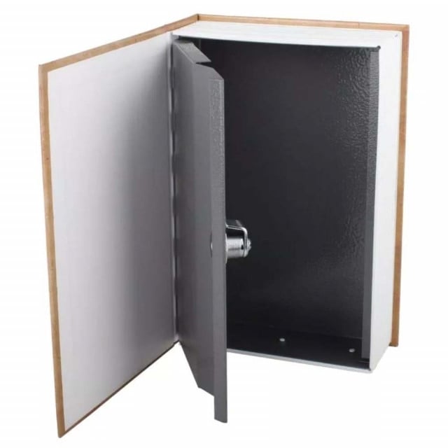 Seif secret tip carte – cu cheie, model London Vibe, 24 x 15 cm [2]