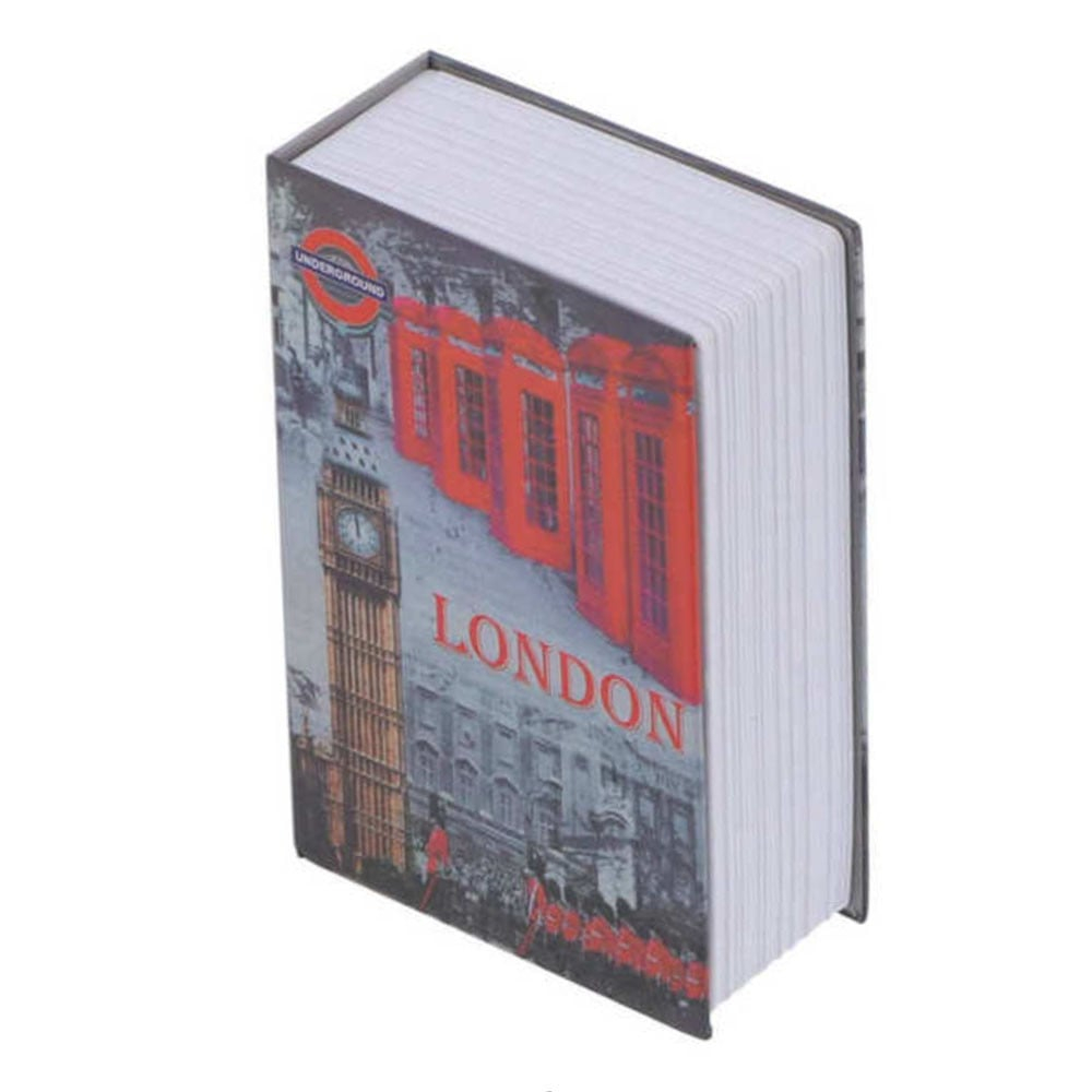 Seif secret tip carte – cu cheie, model London Vibe, 24 x 15 cm [3]