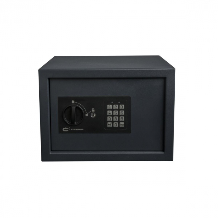 Seif electronic 25x35x25 cm, 16 l, negru,otel