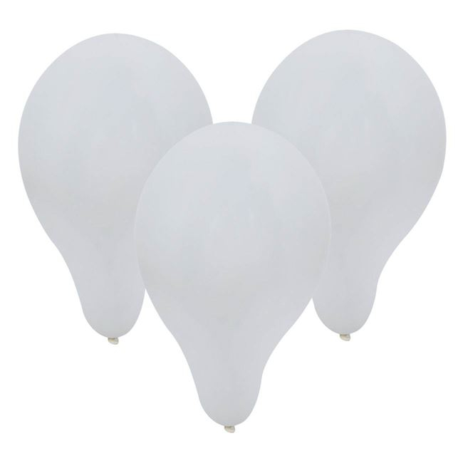 Set 10 baloane pentru Petrecere, Alb - 23 cm [2]