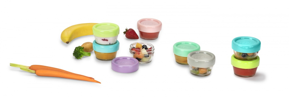Set 12 Recipient Sticla Pentru Hrana Bebe, Melii, 59 Ml [6]