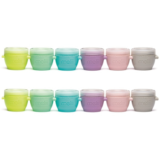 Set 12 recipiente din silicon Snap&Go pentru bebelusi,multicolor, 59 ml [3]