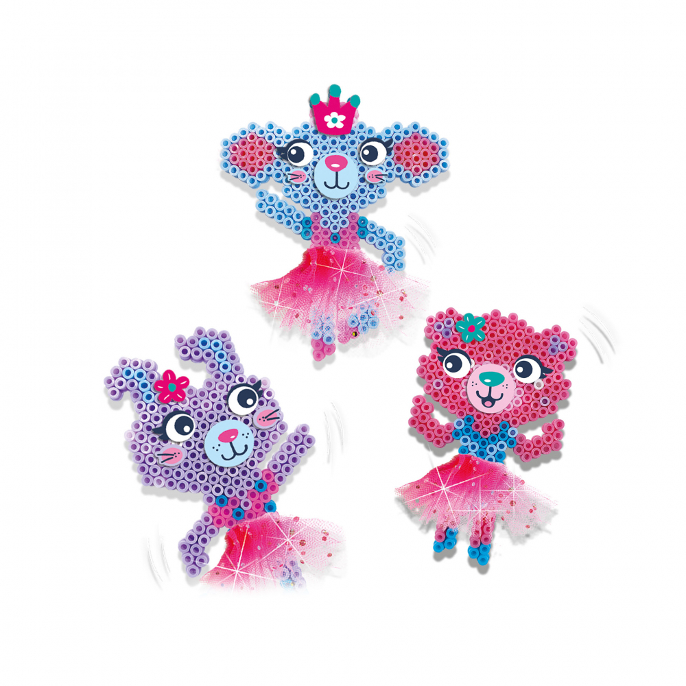 Set 1200 Margele de calcat cu accesorii incluse,tematica Animale balerine,+5 ani [3]