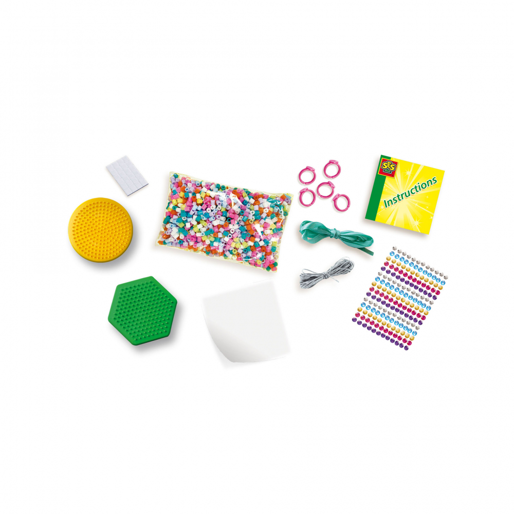 Set 1200 Margele de calcat cu accesorii incluse,tematica Bijuterii cu diamant,+ 5 ani [2]